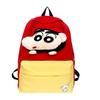 Cotton Shinchan Crayon Print Backpack Versatile Bag With Nylon Material For Kids