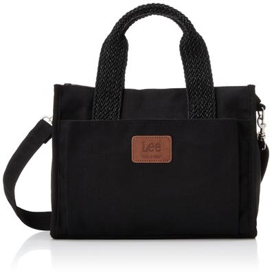 Lee Tote Сетчатая Толстый Хлопок Мини Сумка Через Плечо с Сетчатым Ланчем Идеально для и Продукт Черная Сумка 2-в-1, II, Холст, Маленькая, Сумка-тоут, Ручки 2-в-1, Сумка,