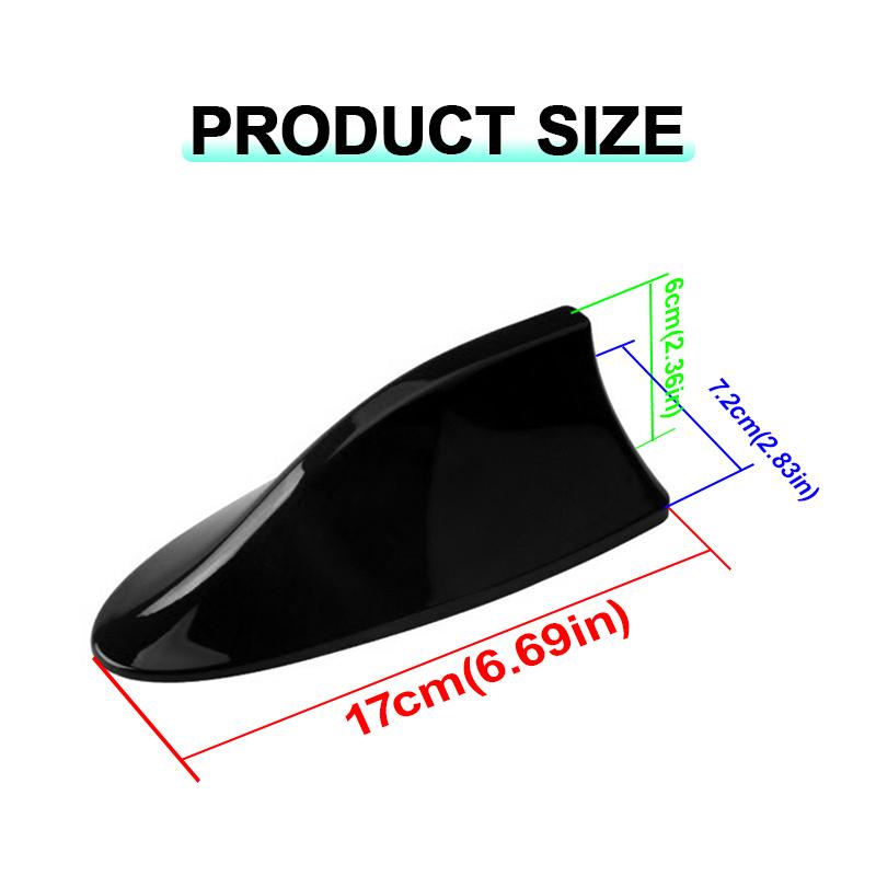 Новый универсальный автомобильный плавник акулы на крышу, накладки на антенну, авто радио AM FM антенна, усилитель сигнала