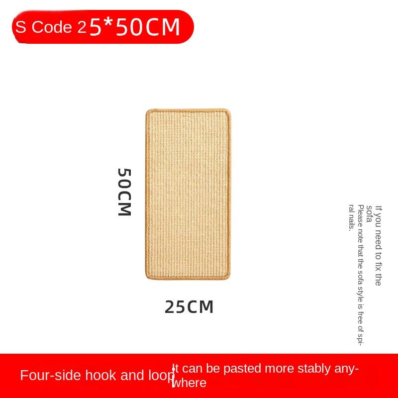 Коврик из сизаля износостойкий, устойчивый к царапинам, без крошек, анти-царапающий коврик для кошачьих когтей Товары для домашних животных Коврик для кошачьих когтей