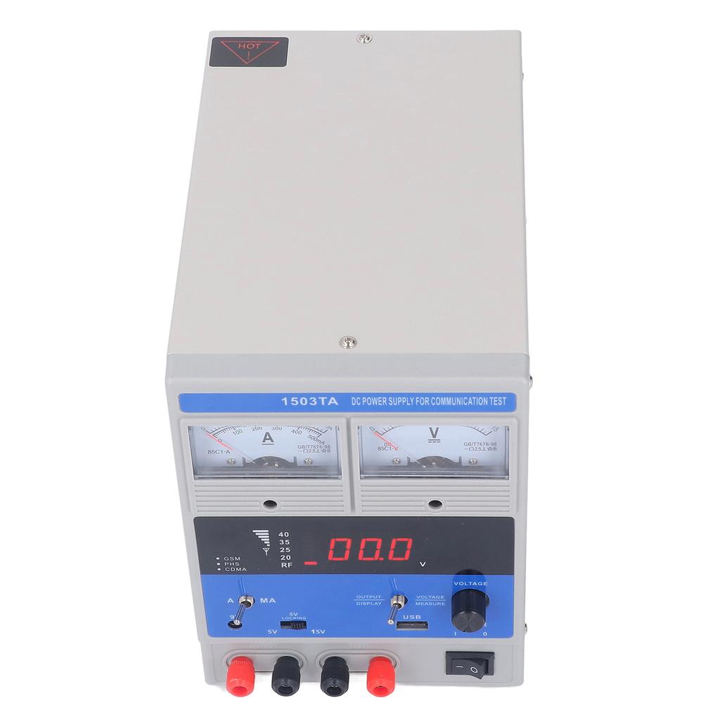 Регулируемый источник питания постоянного тока, регулируемый, стабилизированный, для проверки связи, переменный ток 220 В + 10 процентов В