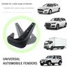 4Pcs Car Mud Flaps with Screws Universal Fit PVC Auto SUV RV Truck Front