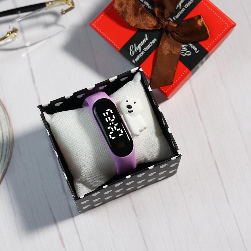 Новые детские часы M3 Touch Cartoon Sports LED Watch LED Doll Kids Watch Women Waterproof Clock For Girls Boys Electronic Bracelet Fashion