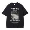 Rapper Frank Missing Graphic T-shirts Ocean Hip Hop T Shirts Blond Fashion T-shirt Men Casual Tshirt Male Oversized Streetwear