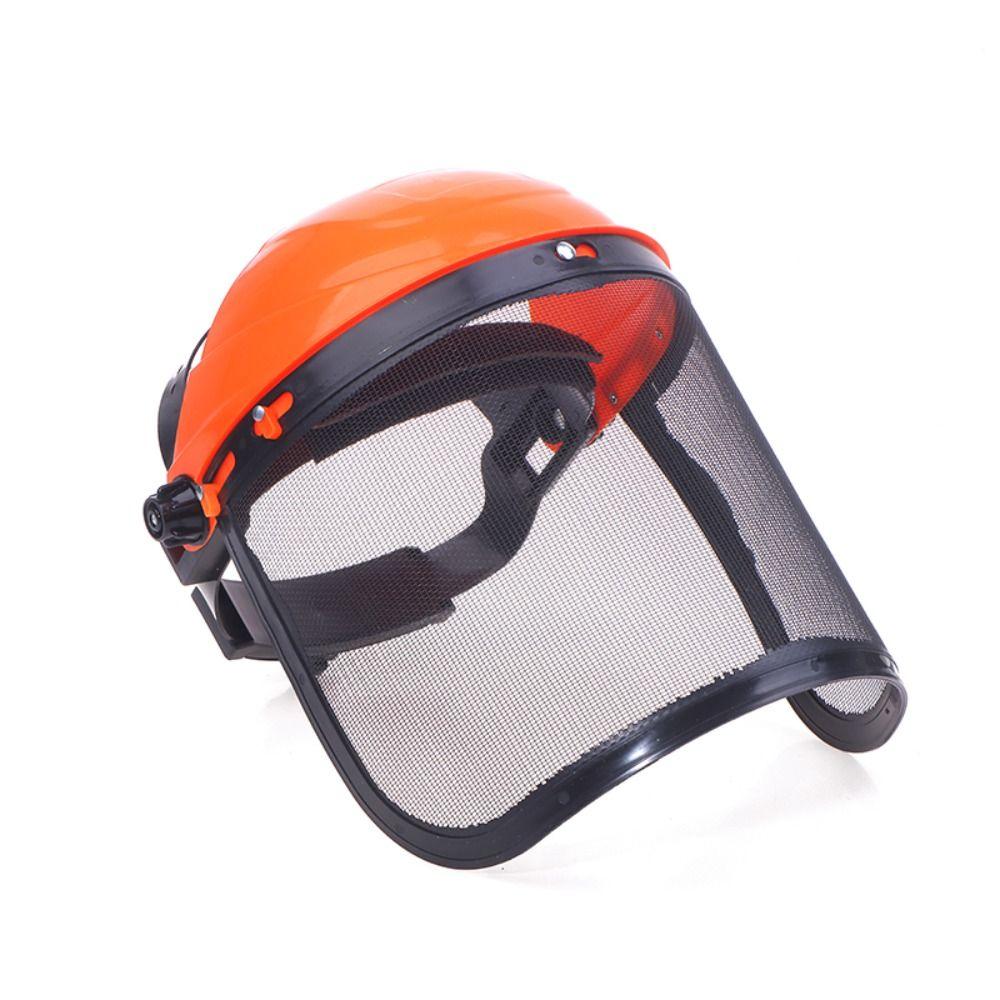 Face Protector Grass Trimmer Helmet With Full Face Garden Helmet Breathable Garden Mask Lawn Mower