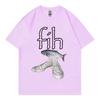 New Style Hot Sale Fih Shoes Graphic T Shirts Funny Misspelled Fish Meme Tshirts Men Women Casual Fashion Short Sleeve Tshirt