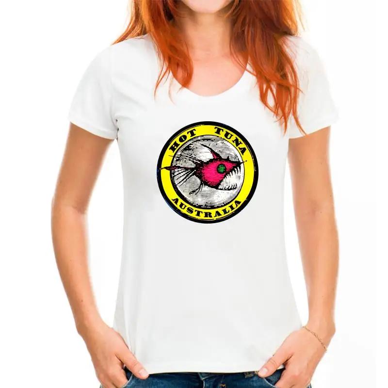 T-Shirt Hot Tuna Surf Surfing Surfs Up Retro Vintage Summer Logo Surfer Beach Digital Printed Tee Shirt