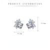 Sace Gems Classic Copper Alloy Zircon Earrings Ladies Jewelry Wedding Promise Party Gift