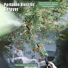 1 Set Electric Watering Sprayer Extendable Handle Stainless Steel USB Rechargeable Handheld Sprayer Wand for Garden