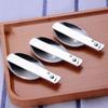 Kitchen Tool Hiking Cream Dessert Spoon Outdoor Tableware Soup Spoon Folding Spoon Travel Tableware