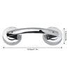 No Punch Shower Grab Bars 7.7 Inch Suction Grip Bar Safety Bars Suction Grab Bar  Handicap