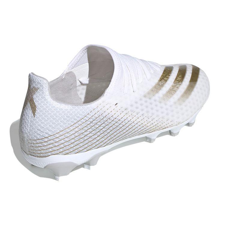 Adidas X Ghosted 3 Round Toe Lace-Up MG (Rubber Short Studs) Artificial Grass Ultra-Fiber Non-Slip Wear-Resistant Soccer Shoes Men Soccer Shoes FW3543