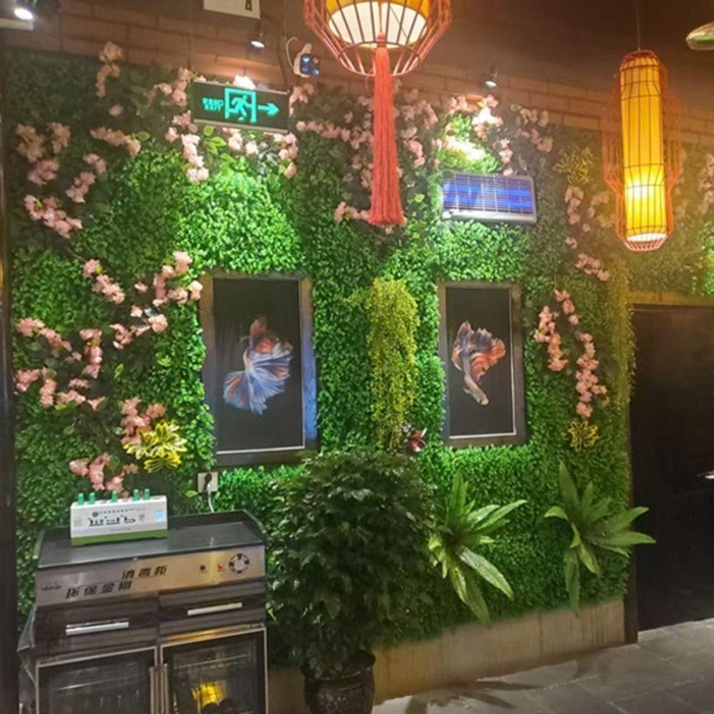 Вечная жизнь Искусственная стена из растений Панель Сделай сам Искусственный папоротник Трава Ширма для конфиденциальности