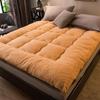 Зимний бархатный домашний спальный коврик с ягненком для спальни, удобная теплая кровать, толстая подушка для студенческого общежития WTEMPO