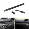 ABS Carbon Fiber Texture Car Styling Center Control Dashboard Passenger Panel Strips Cover Trim For VW Golf 6 MK6 GTI