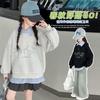 Girl's Fake Two-Piece Hoodie - Spring/Autumn Collection