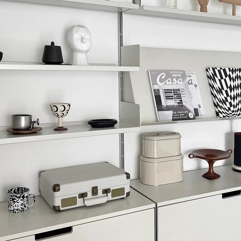 Floating Wall Shelf Metal Rack Organizers Storage Shelves on Wall Living Room Cabinets Plate Rack Storage Holders Home Supplies