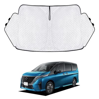 Новый Nissan Serena Серия C28 Солнцезащитный козырек Специальный для SERENA NC28 Лобовое стекло Автомобильный козырек от солнца УФ-излучение Солнечный свет Тепло для конфиденциальности автомобиля Индивидуальная деталь Треугольное окно -