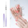 Yousheng 7/15/20/25/30 мм карандаш для ногтей с тонким наконечником, градиентным цветом, гибкая щетина, нескользящая ручка, ручка для рисования линий, полосок и цветов, маникюрный салон