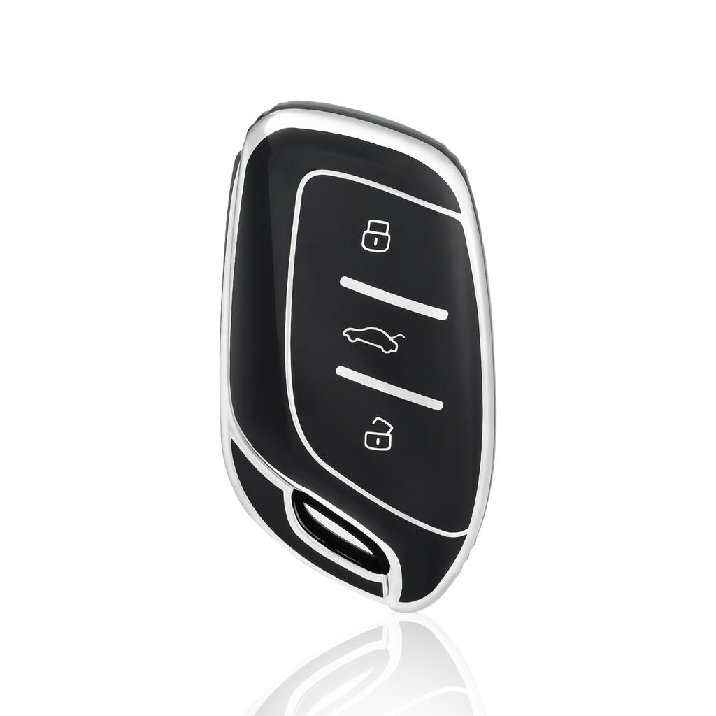 3 Buttons TPU Shell Fob for Roewe RX5 I6 I5 RX3 RX8 ERX5 MG ZS EV MG6 EZS HS EHS 2019 2020 Car Remote Key Case Cover Accessories