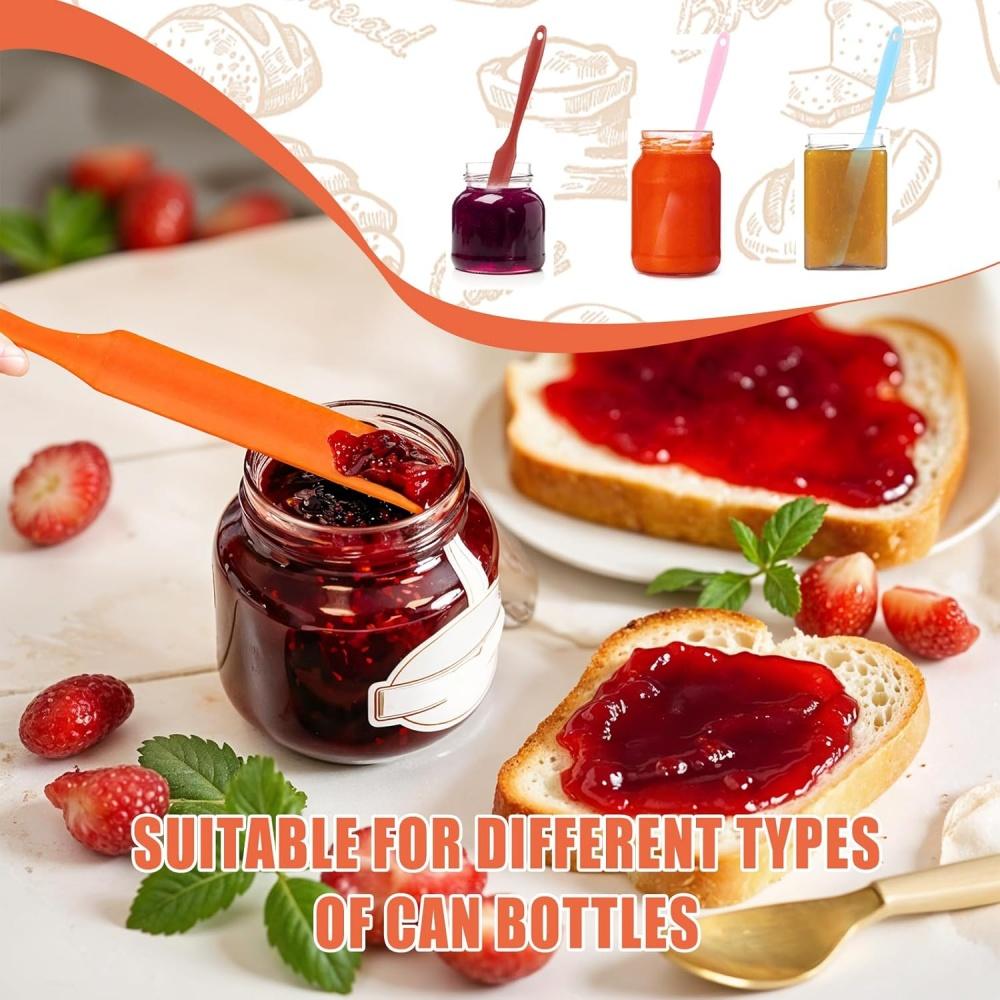 Силиконовая длинная лопатка, устойчивая к высоким температурам, многоцветная лопатка для крема, бытовые принадлежности для выпечки тортов, небольшие принадлежности, инструменты для выпечки