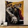 "Anime Warrior with Metal Arm Design Patterned" Patterned Tapestry for Bedroom and Living Room Home Decor.