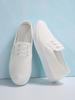 Женские классические белые парусиновые туфли с круглым носком для школьников, женские крутые черные удобные уличные туфли на шнуровке, Zapatos De Mujer