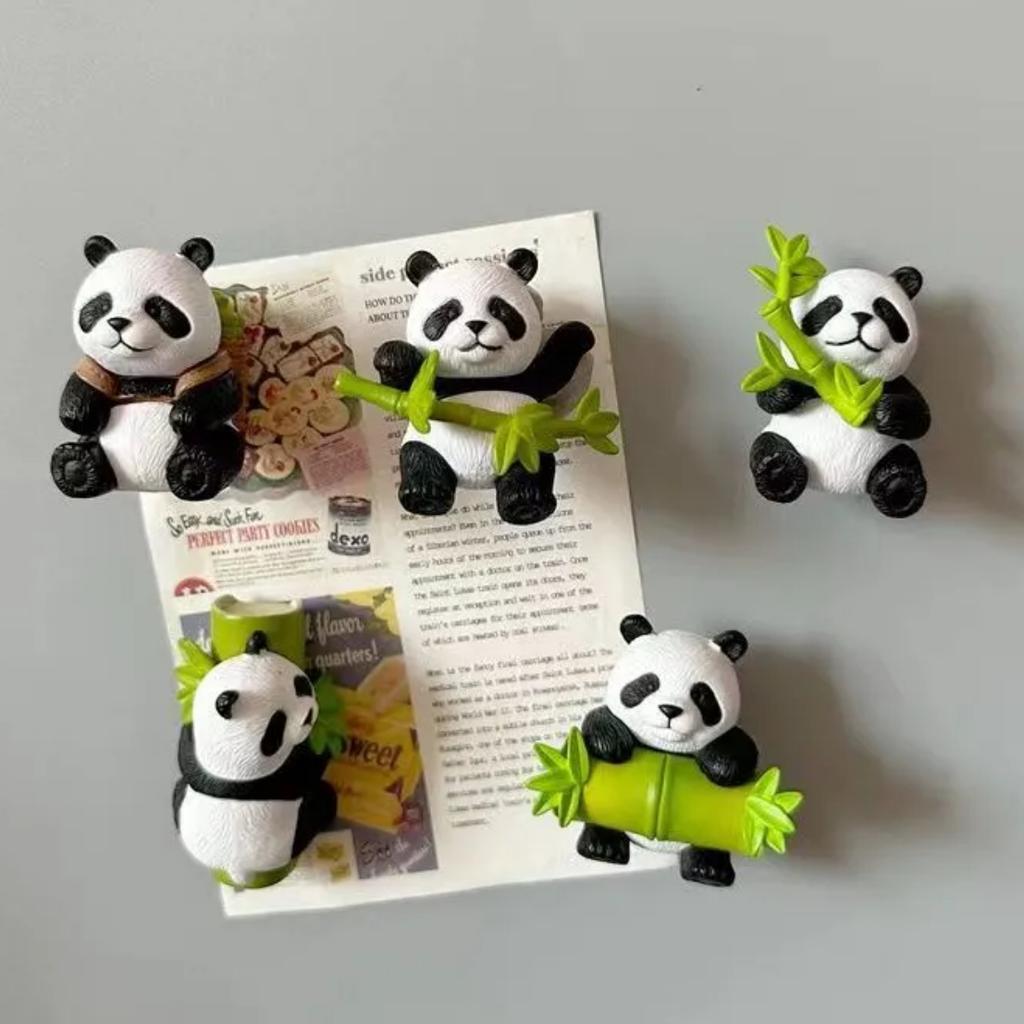 Милые магниты на холодильник с пандой