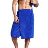 Men Microfiber Bath Towel with Pocket Absorbent Warm Private Parts Cover Elastic