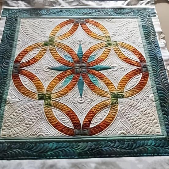 Reusable Quilting Templates Set Double Wedding Ring Quilt Templates Multifunctional Quilting Gauge