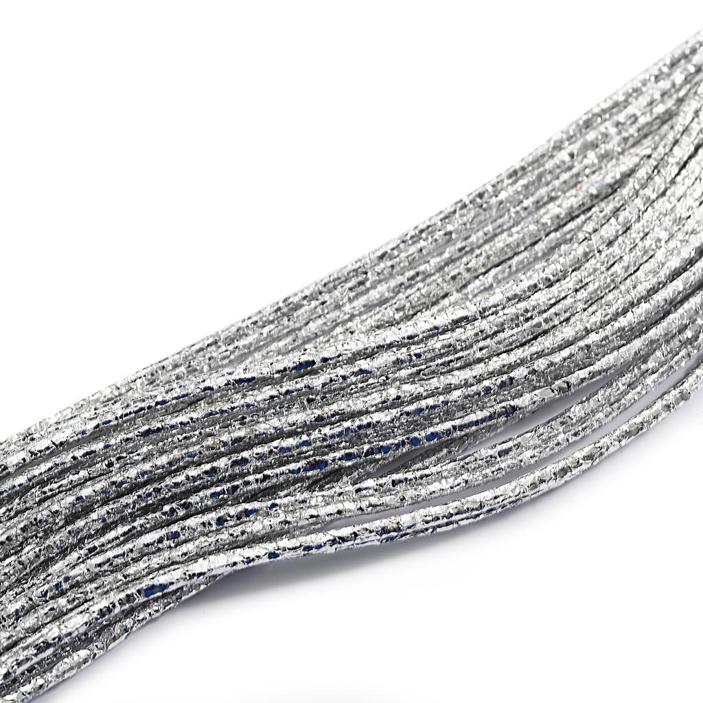 Amorcome Simple Mixed Color Shiny Leather Bracelets for Women Fashion Boho Multilayer Strips Wide Wrap Bracelet Femme Jewelry