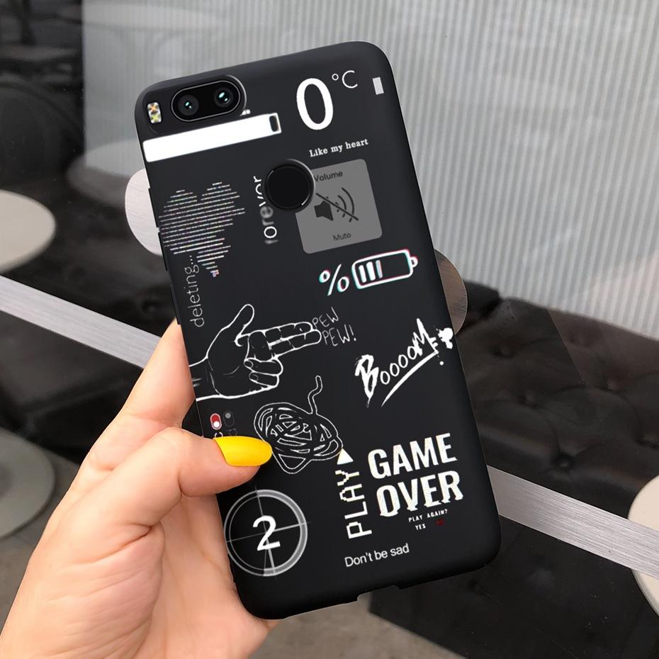 For Xiaomi Mi A1 (Mi 5X) Phone Case Lovely Pattern Macaroon Silicone Soft Back Cover For Xiaomi MiA1 Cases Funda Mi5X A 1 Bumper
