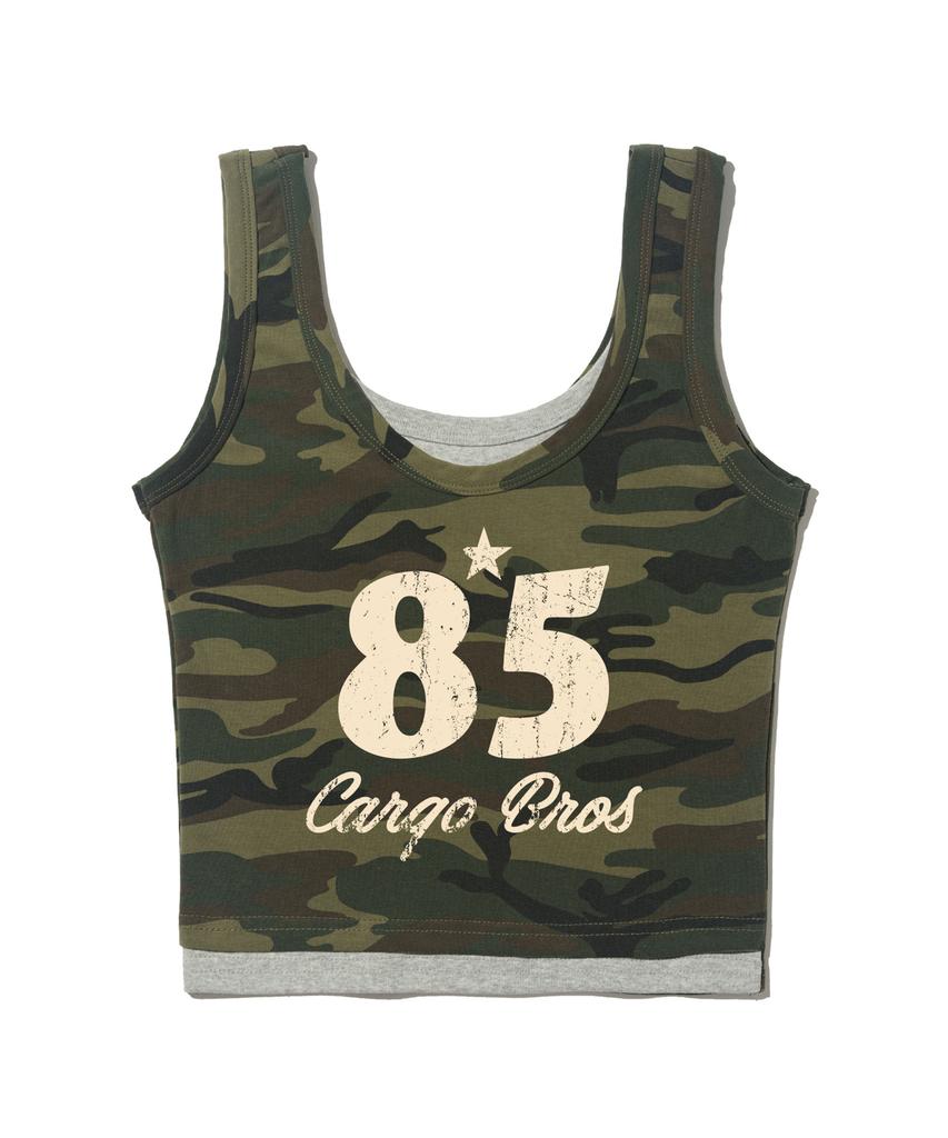 CARGOBROS ДЛЯ ЖЕНЩИН Топ без рукавов Urban Camo 85 (хаки)