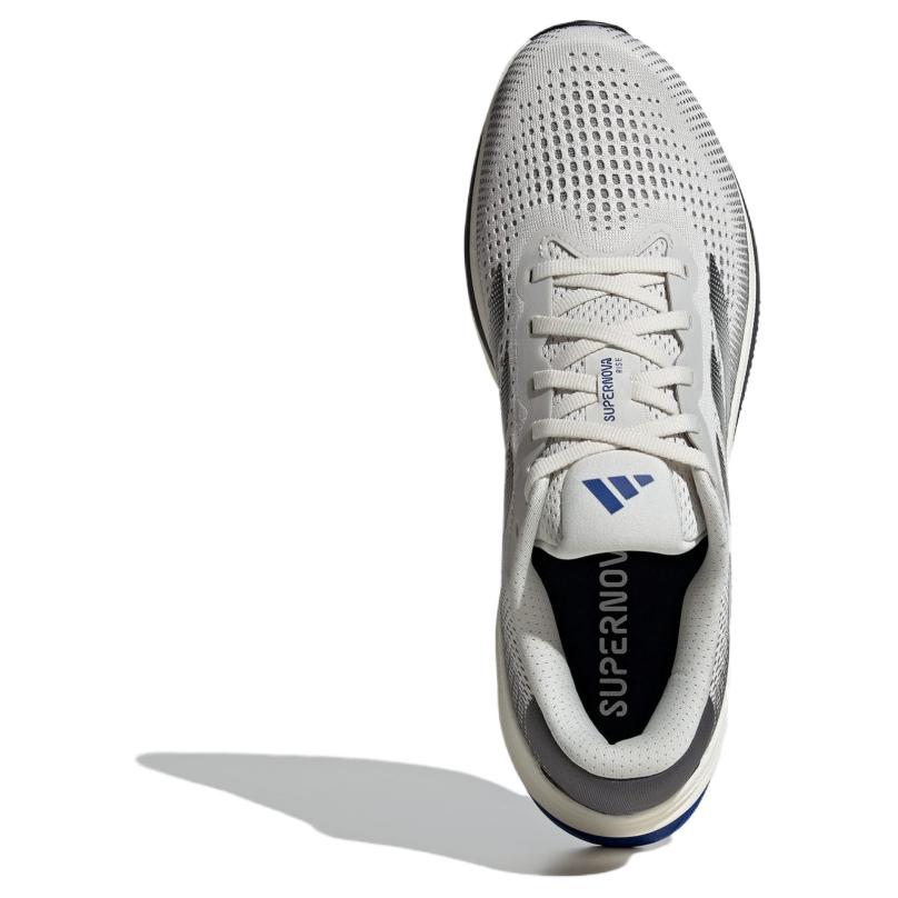 adidas Supernova Rise Кроссовки для бега с круглым носком, удобные, прочные, нескользящие, низкие, унисекс, серые, белые ID3587