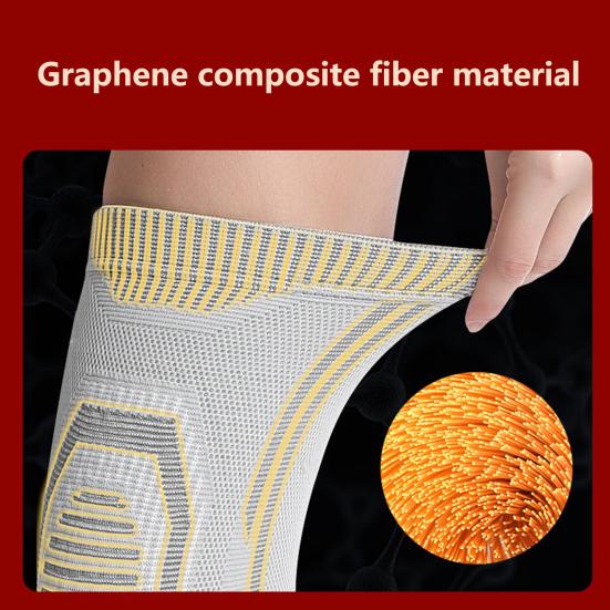 1 шт. Самонагревающийся наколенник износостойкий высокоэластичный дышащий легко надеваемый сохраняющий тепло самонагревающийся