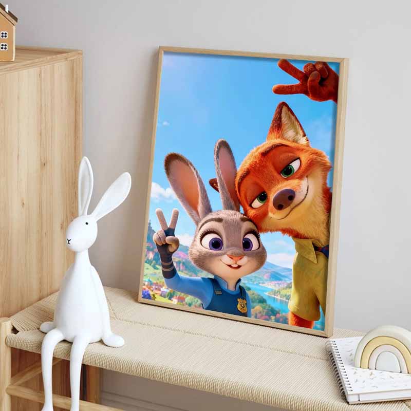 Disney Набор для алмазной живописи Классический Джуди и Ник Фан Арт 5D Алмазная мозаика Вышивка крестом Мозаика Домашний декор