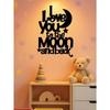 Wall Metal Art Love to The Moon and Back for Living Room Bedroom Kitchen