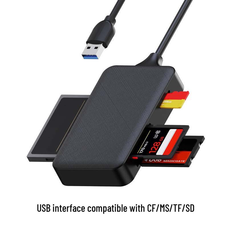Совместимый с Apple 8-в-1 USB 3.0 Двухголовочный Type-C Картридер и Док-станция