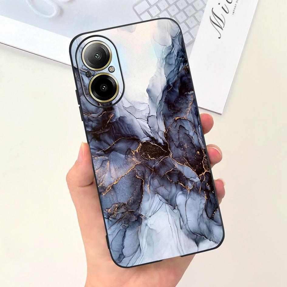 For Realme C67 4G Case RMX3890 Shockproof Cover Fashion Marble Slim Soft Silicone Phone Case For RealmeC67 4G C 67 Protect Shell