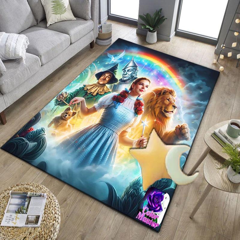 Wonderful Wizard Adventure Office Rug Chair Mat, Game Carpet, Suitable for Front Door, Bedroom, Living Room, Desk, Holiday Gift