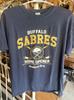 Синяя футболка Buffalo Sabres NHL - Взрослый размер L, Против Bruins Открытие сезона 2018 Унисекс футболка