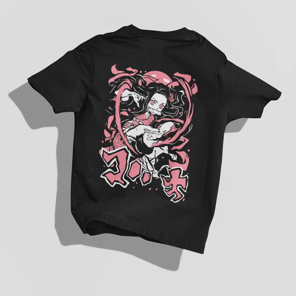 Anime Demon Slayer Character Graphic TShirt 100Cotton Oversized unisex Shirt Unisex Short Sleeve ONeck New Y2k Selling Popular