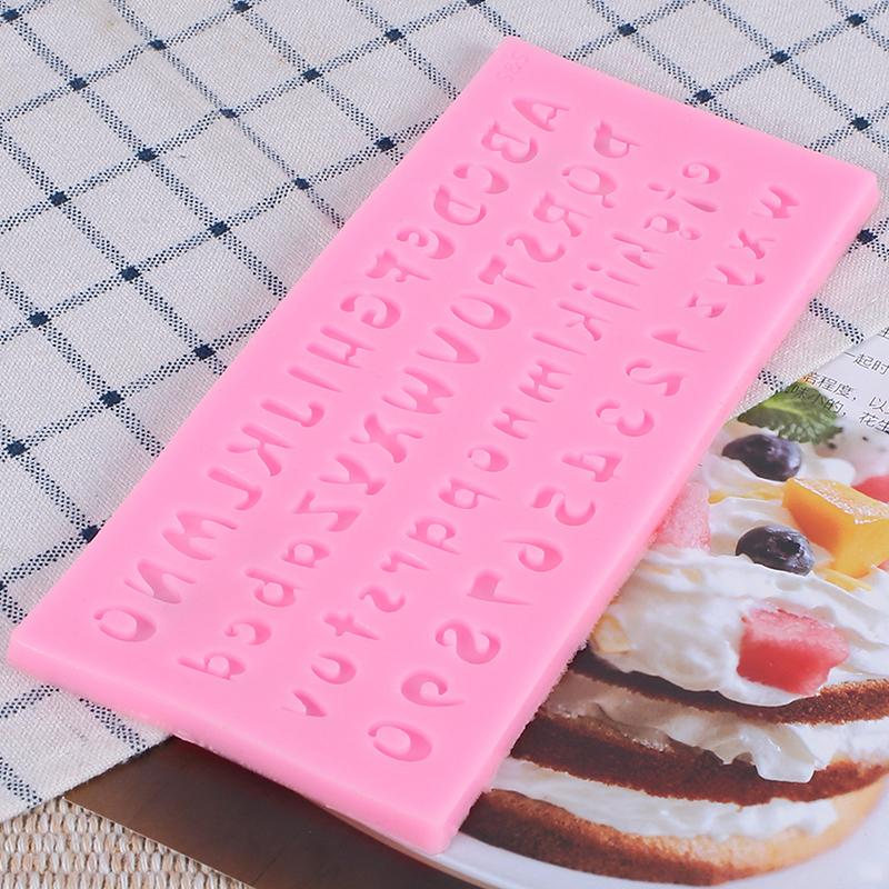 1 шт. Форма силиконовая для букв и цифр, сделай сам, для сахарной мастики, шоколада, кексов, для выпечки, инструменты для смолы, инструменты для украшения торта из мастики