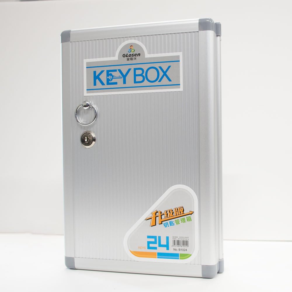 Key Holds 24 Storage Name Entry Lost Wall Office Commercial Security Key Case A-ITEM Box, Keys, Box, Space, Prevention, Hanging, Supplies, Use,