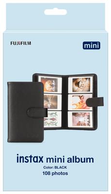 Fujifilm Альбом "INSTAX mini" для фотопленки 108 листов хранение INSTAX mini 99 Альбом 108 Черный