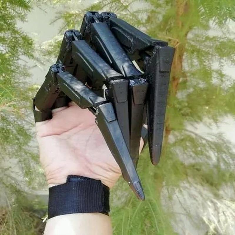 Хэллоуин Шарнирные пальцы 3D Шарнирные расширения пальцев Косплей Гибкое управление