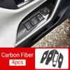 Stainless Car Door Armrest Panel Window Switch Lift Buttons Covers Trim Stickers For Toyota RAV4 XA50 2019-2021 2022 2023 2024