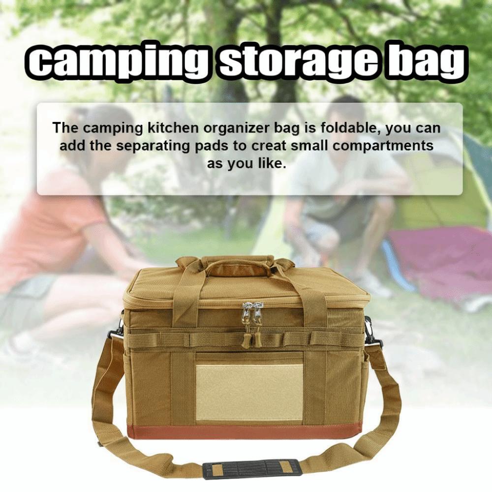 Hard Shell Camping Bag 30L Camping Storage Organizer Durable Camping Storage Bag  Outdoor Camping