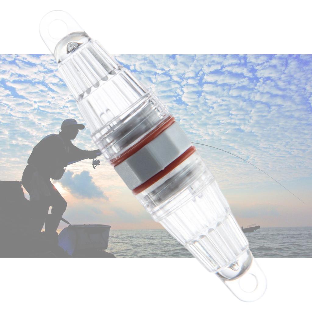 Подводный свет 3 дюйма глубина капли привлекательный свет приманка лампа энергосберегающая двойная головка свет рыболовный мигающий свет