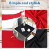 2Pcs Square Fitted Tablecloth Soft Square Fitted Table Cover with Elastic Strap Minimalist Square Tabletop Cover Removable Card